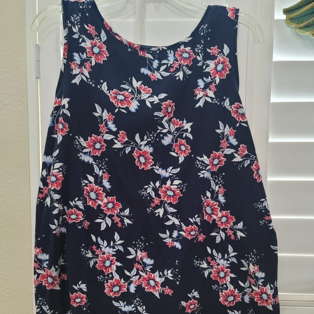 Floral Print Croft & Barrow "The Classic Tank" 1x